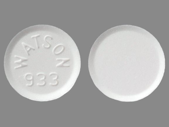 White Round pill with imprint 4839;V — Oxycodone and acetaminophen Oxycodone hydrochloride 5 mg;acetaminophen 325 mg; (view 2)